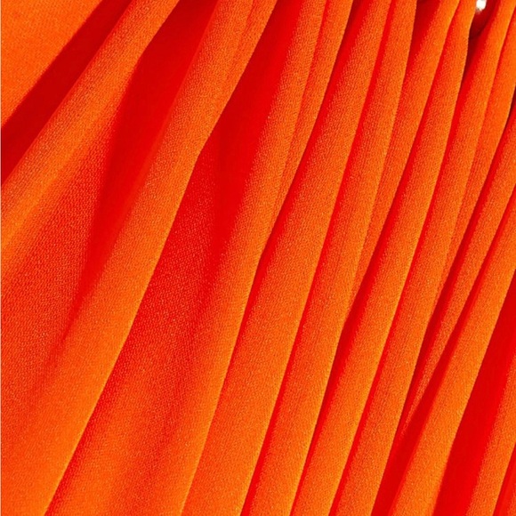 Stella McCartney Silk Dress Gown orange vibes Oscar - Picture 6 of 7